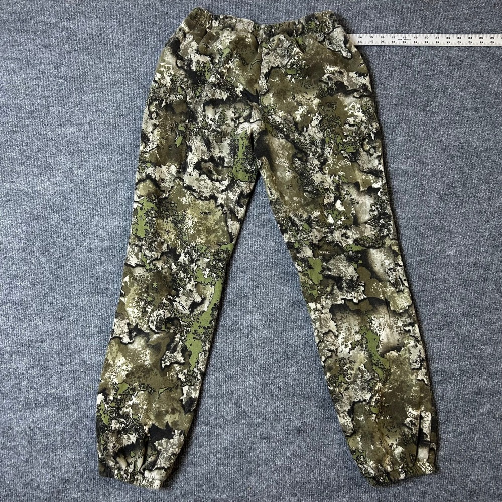Tekari Sweatpants Mens Size S Camo Fleece Lined Joggers Waist Green Brown